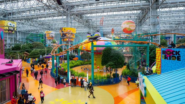 The theme park section of the Mall of America in Bloomington, Minnesota