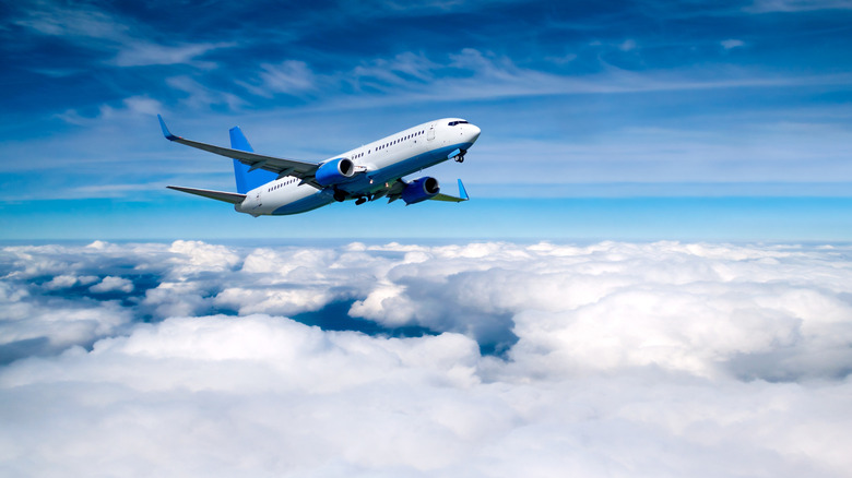 Flying above the clouds