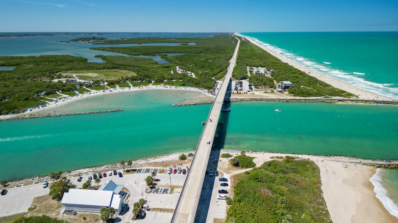 Coastal highway in Melbourne, Florida