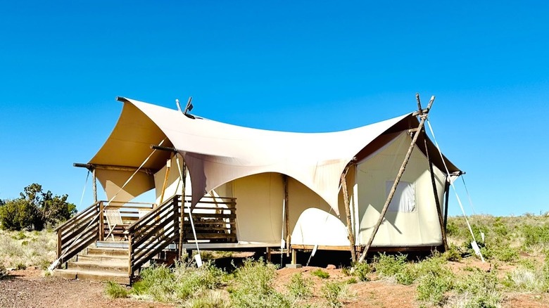 A tent at Under Canvas