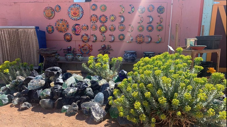 Rocks on display at Cactus Joe's Blue Diamond Nursery in Las Vegas