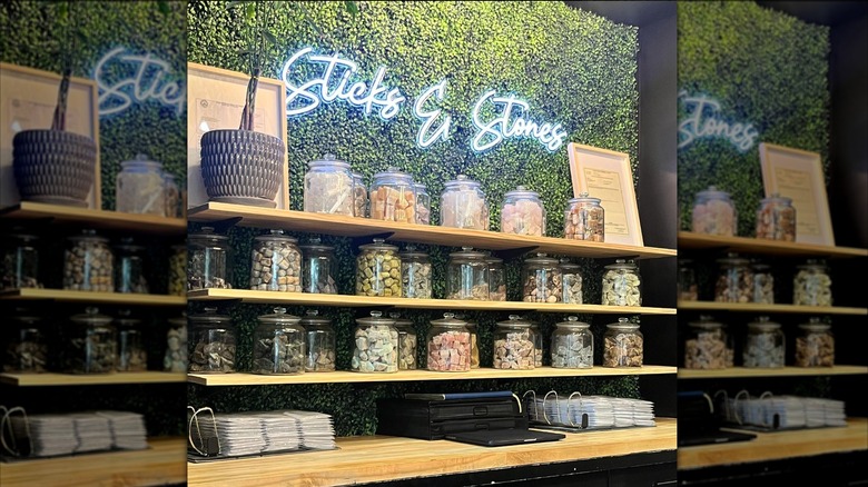 Neon sign at Sticks & Stones in Las Vegas