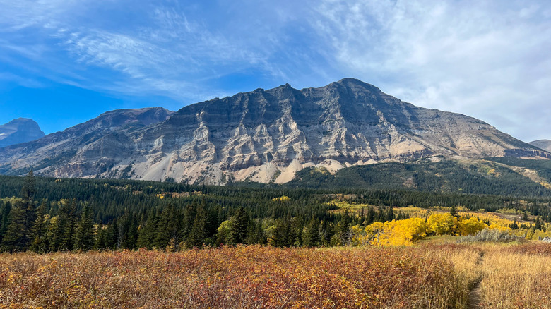 Glacier National Park backcountry hiking on the Continental Divide Trail, Fall of 2022, Montana, USA