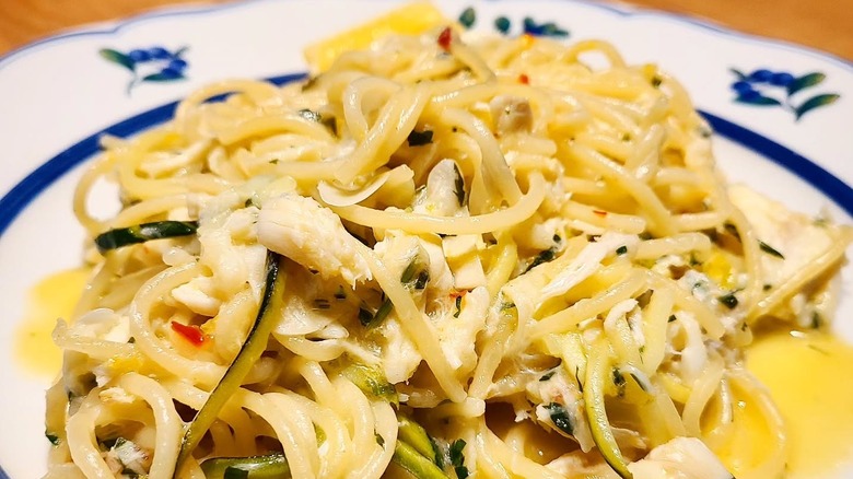 Spaghetti al Limone at Rocca restaurant in Tampa