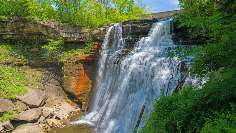 Brandywine Falls in Cuyahoga Valley Scenic Railroad