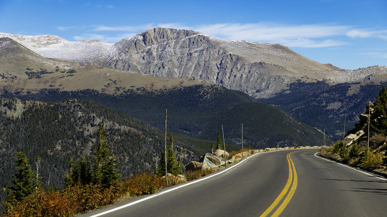 Mountains along Trail Ridge Road in Rocky Mountain National Park
