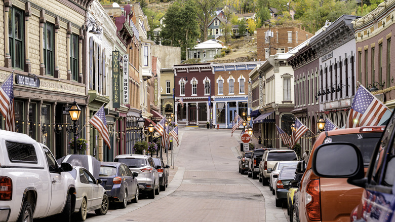 German-style buildings in the downtown of Leavenworth