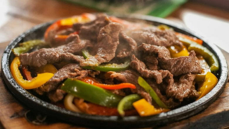 Tex-Mex fajitas