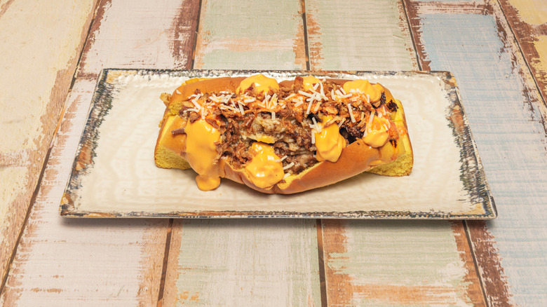 Sausage and peppers meal