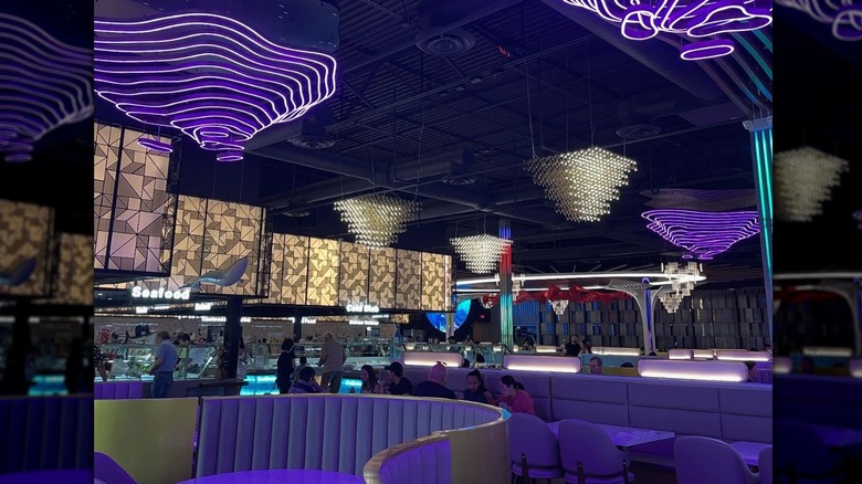 The swanky interior of Gohan Buffet in Duluth