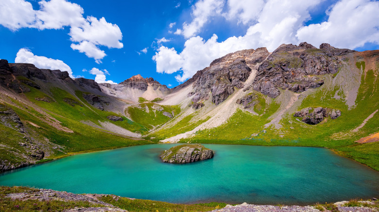 Island Lake in the San Juan Mountains, Colorado
