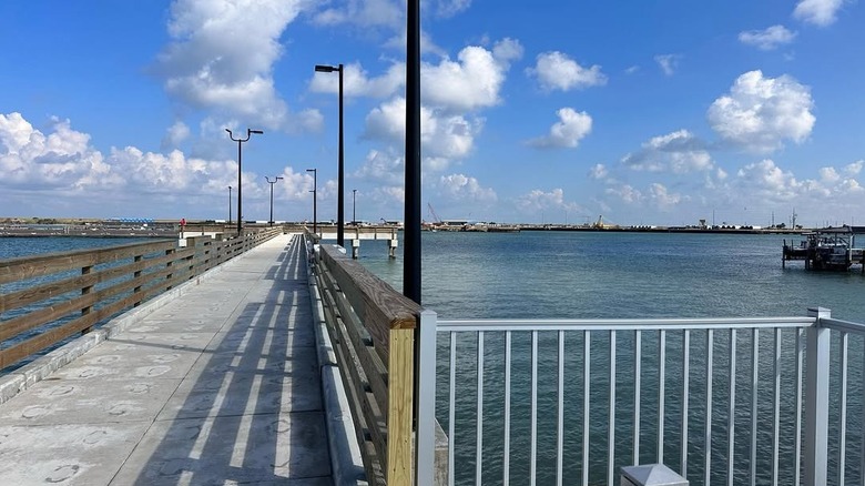The newly renovated Charlie's Pasture Fishing Pier in Port Aransas