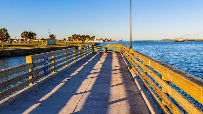 Fishing pier at Robert Points Park in Port Aransas