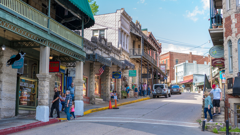 Shopping district of Eureka Springs, Arkansas