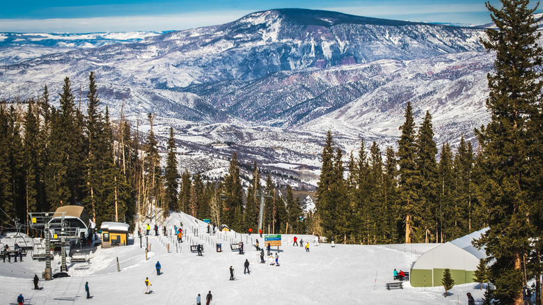 Ski hill in Aspen, Colorado