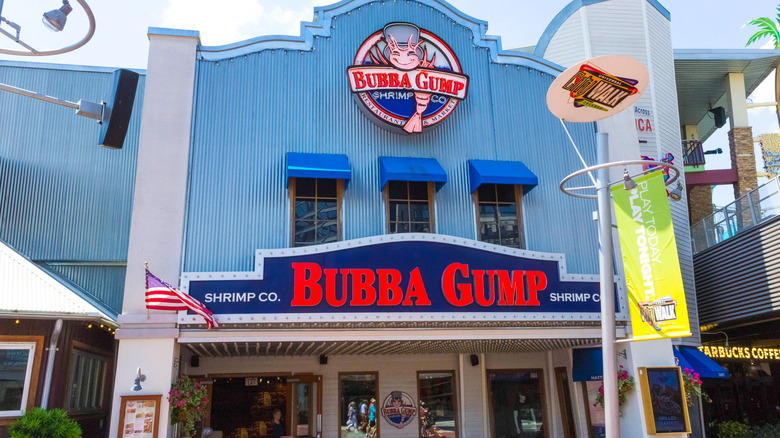 Exterior of Bubba Gump restaurant at Universal Orlando