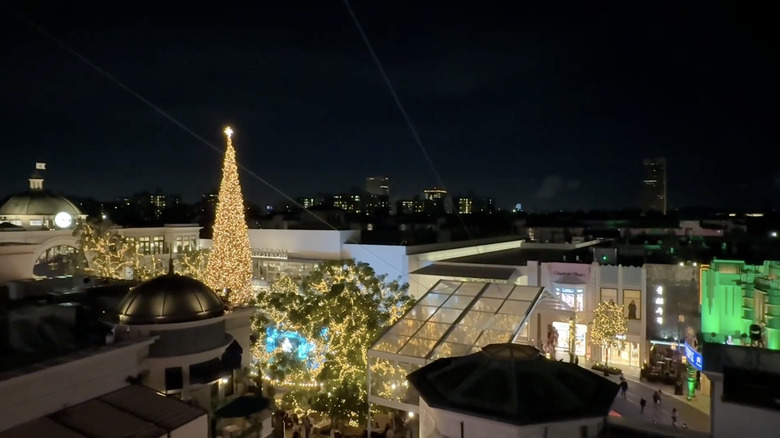 Christmas tree at The Grove in Los Angeles, California