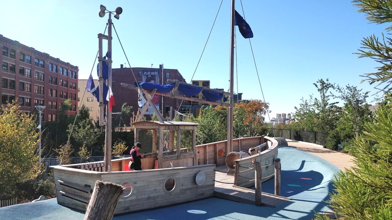 Part of the kid's playground at Martin's Park
