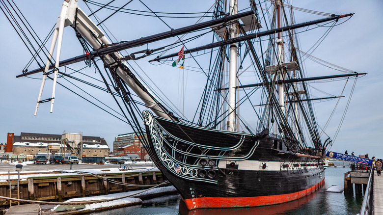 The details of the USS Constitution ship