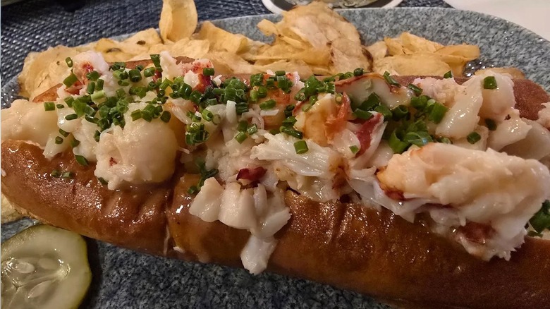 A buttery lobster roll from The Darling Oyster Bar in Charleston