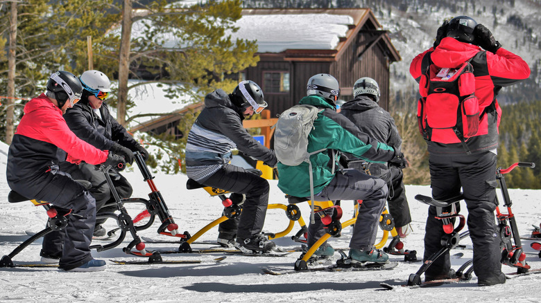 Friends on the mountain in Breckenridge