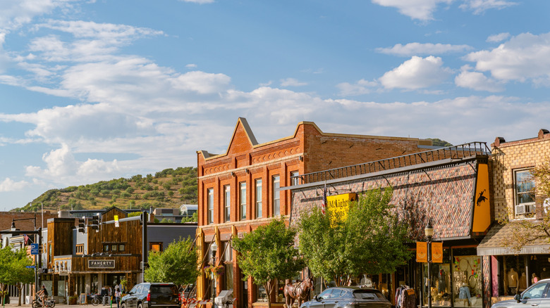 Storybook buildings in Steamboat Springs