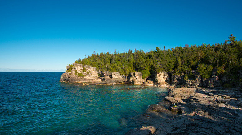 Bruce Peninsula National Park, in Georgian Bay, Ontario, Canada