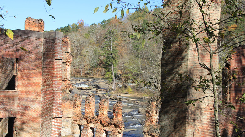 The Ruins Overlooking Sweetwater Creek State Park, Georgia