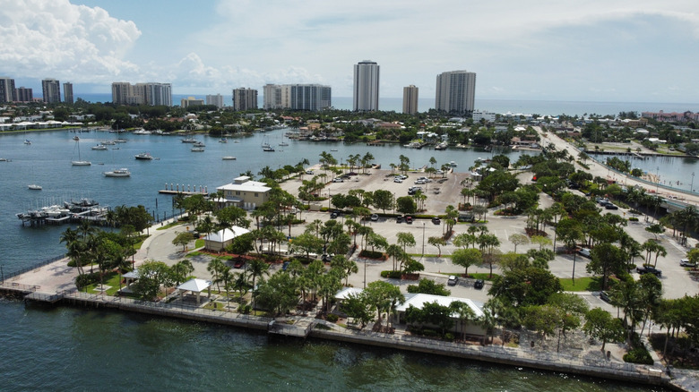 Aerial photo of Phil Foster Park
