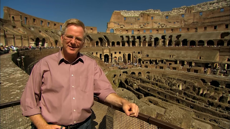 Rick Steves at Rome's Coliseum