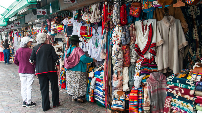 La Mariscal Artisan Market in Quito, Ecuador