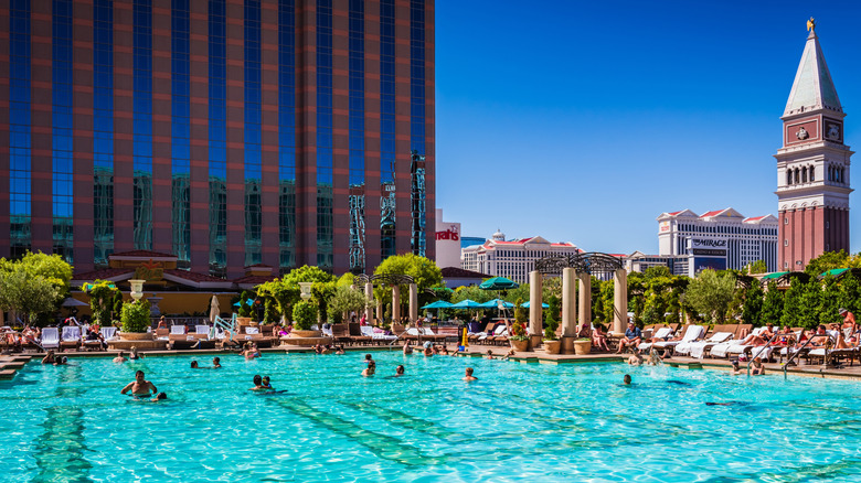One of the Venetian Resort pools