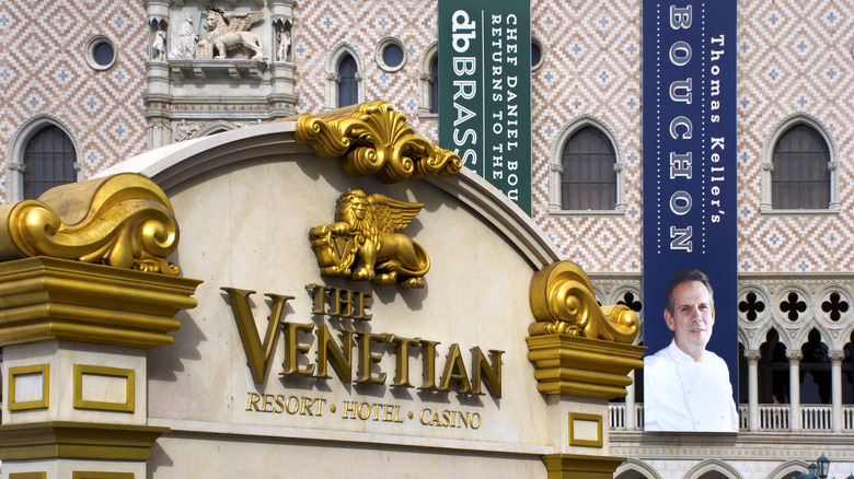 The Venetian Resort sign
