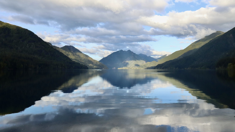 Lake Crescent and Mt. Storm King in Olympic National Park.