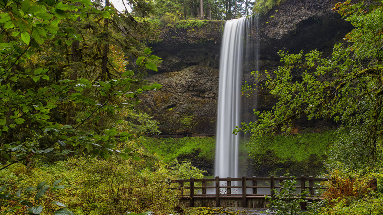 South Falls on the Trail of Ten Falls in Oregon.