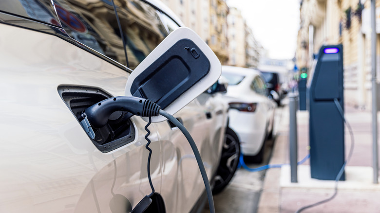 An EV charging