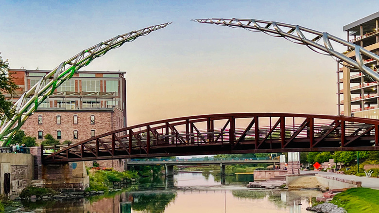 The Arc of Dreams sculpture in Sioux Falls, South Dakota