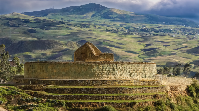 Ingapirca, the best Inca site left in Ecuador, near Cuenca