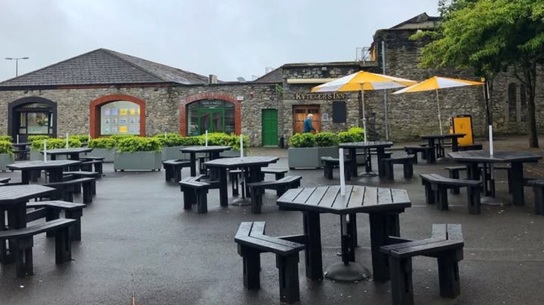 Exterior seating at Kyteler's