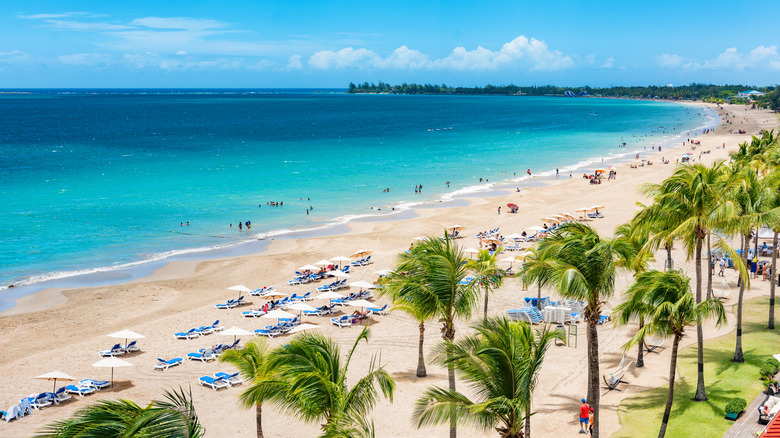 Isla Verde Beach in Puerto Rico