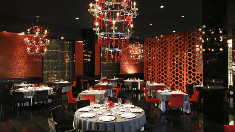 Interior of Piaf restaurant at Grand Velas Riviera Maya