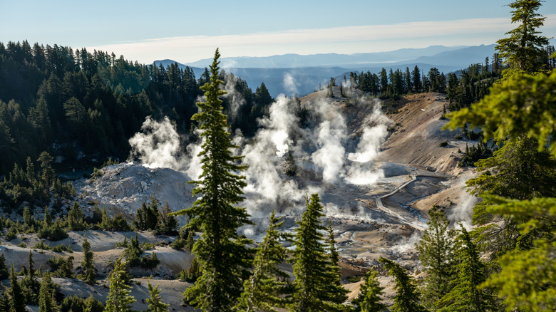 Bumpass Hell at Lassen Volcanic National Park.