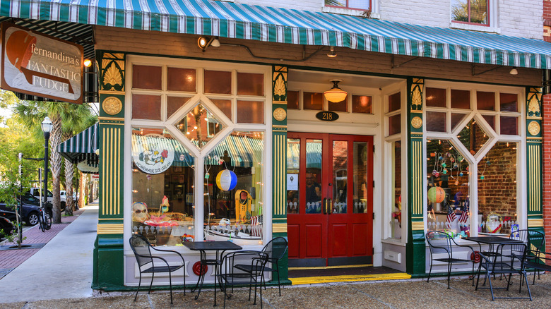 Fudge shop in Amelia Island
