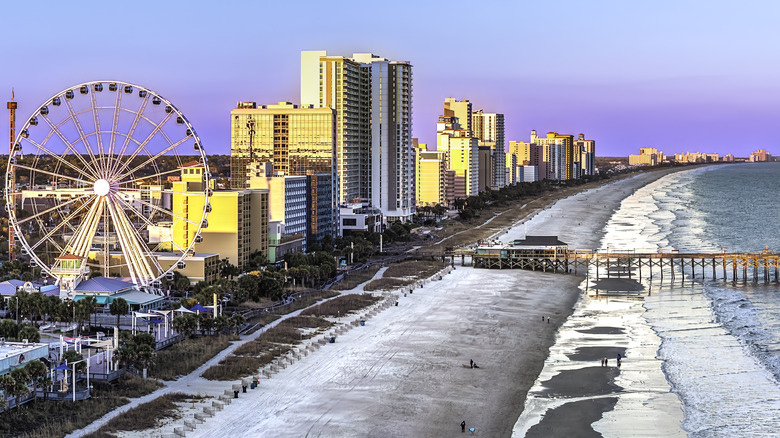 Myrtle Beach at sunset