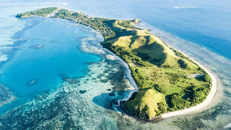 Aerial photo of Fiji