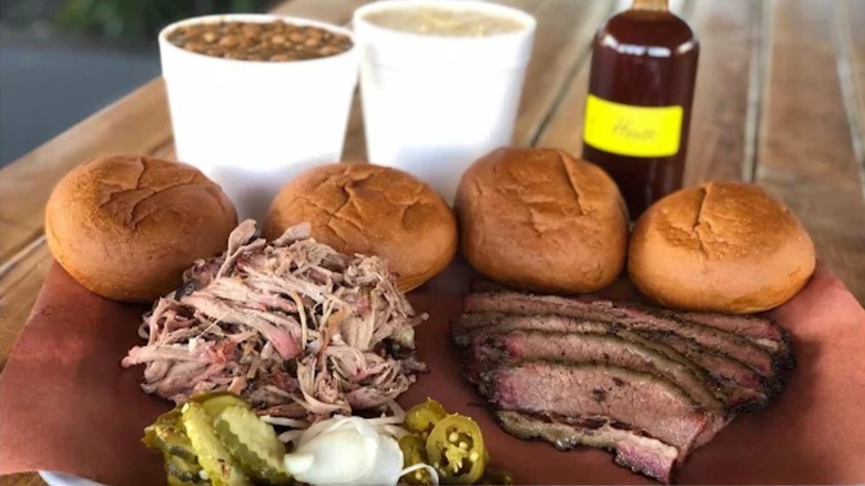 Barbecue plate at Little Miss BB in Pheonix