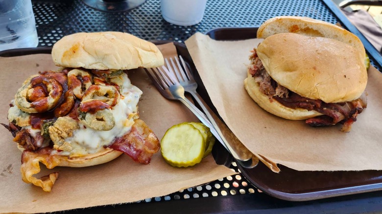 The Z-Man sandwich at Joe's Kansas City Bar-b-que