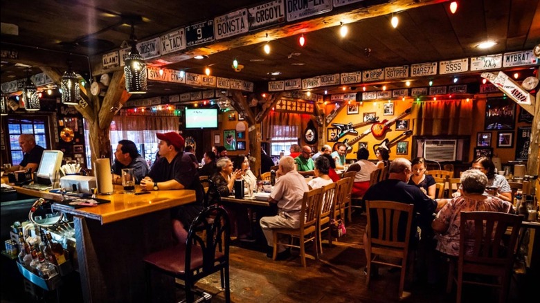 Interior of KC's Rib Shack in Manchester