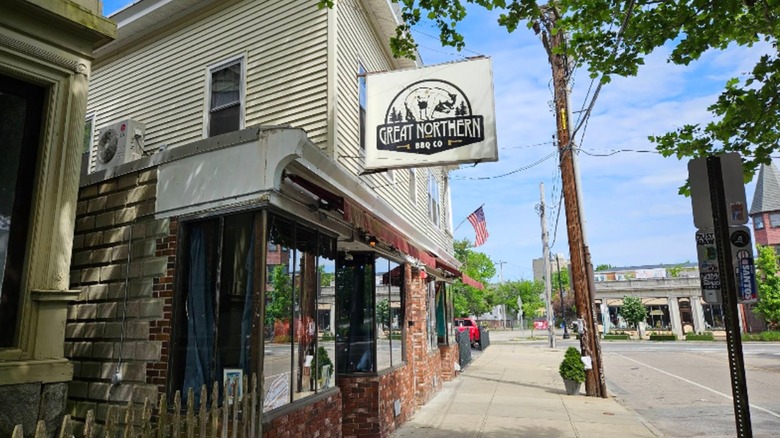 Exterior of Great Northern BBQ company