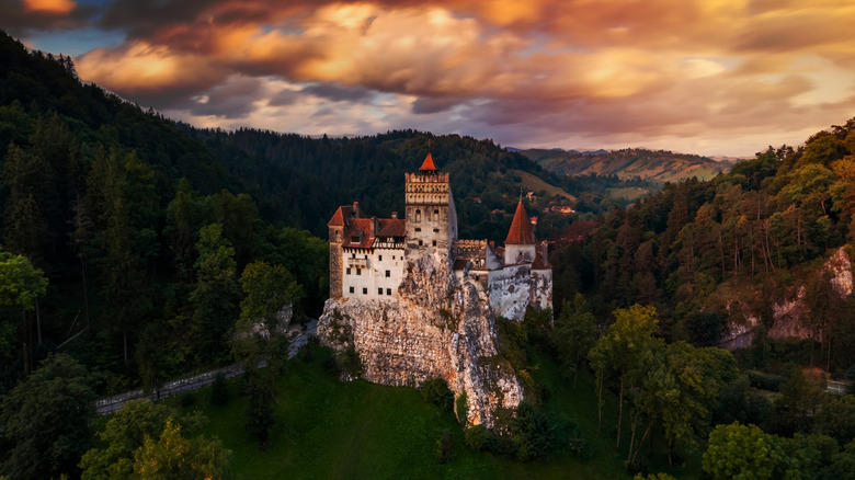 Bran Castle at Sunset